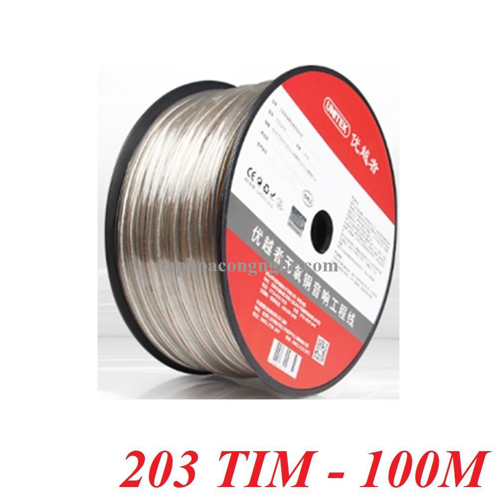 Unitek 27148 C9014TP 100M 203 Tim Od4.2*8.4Mm Cáp Loa Hi-Fi 30027148